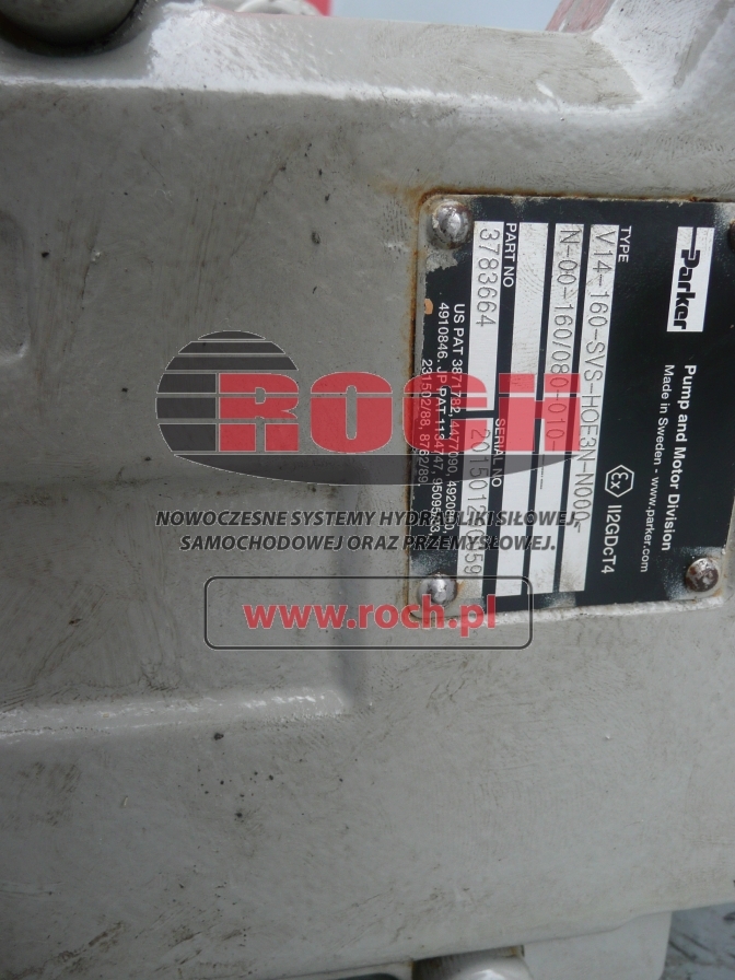 PARKER V14-160-SVS-H0E3N-N000-N-00-160/080-010 3783664 - Motor hidraulic pentru Utilaje constructii: Foto 2 PARKER V14-160-SVS-H0E3N-N000-N-00-160/080-010 3783664 - Motor hidraulic pentru Utilaje constructii: Foto 2