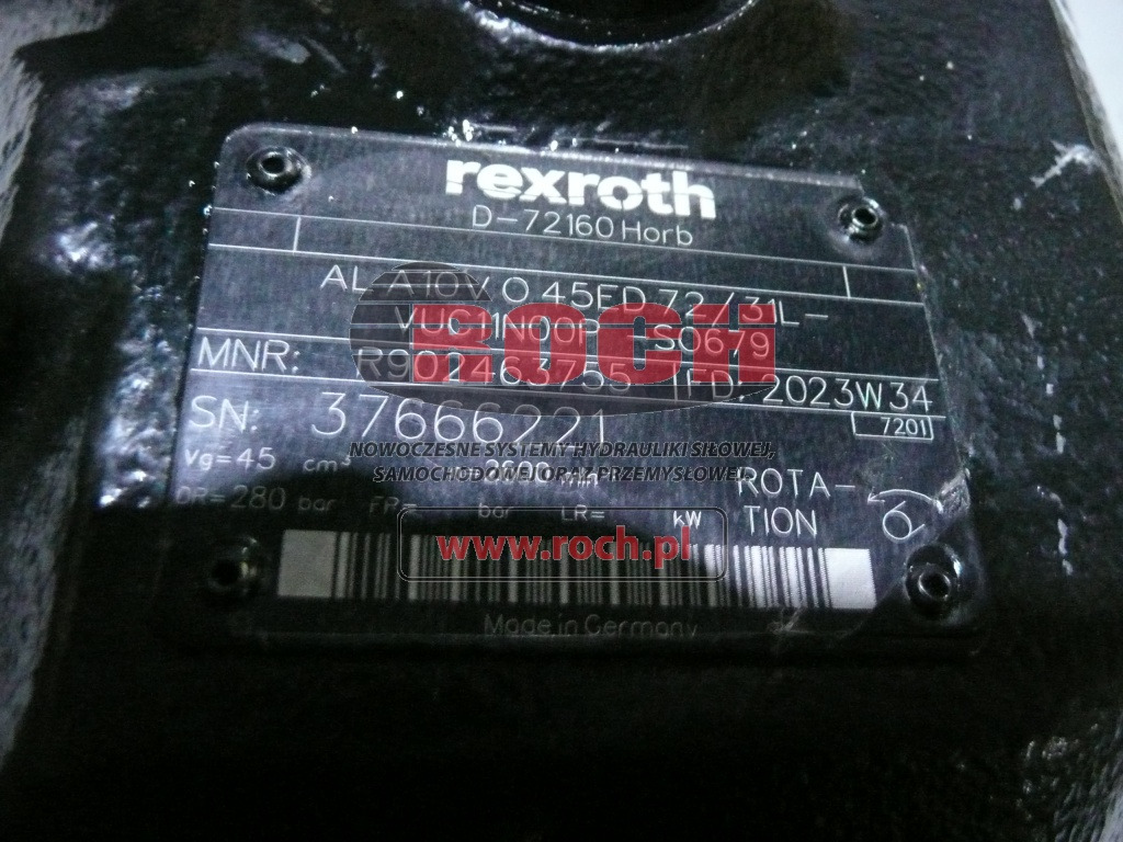 REXROTH AL A10VO45 LIEBHERR 10331353 - Pompa hidraulica: Foto 1 REXROTH AL A10VO45 LIEBHERR 10331353 - Pompa hidraulica: Foto 1