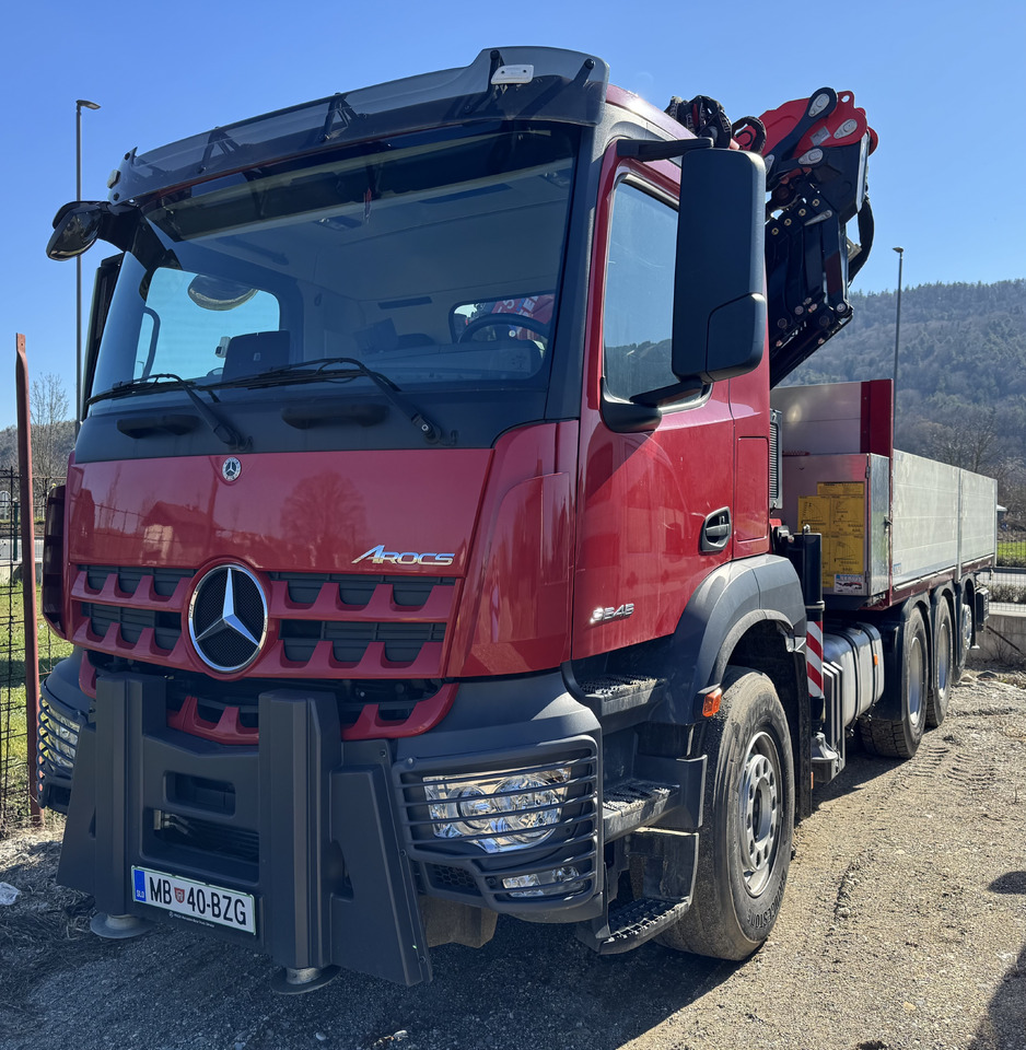MERCEDES-BENZ Hiab Palfinger Fassi F545 - Camion cu macara: Foto 1 MERCEDES-BENZ Hiab Palfinger Fassi F545 - Camion cu macara: Foto 1