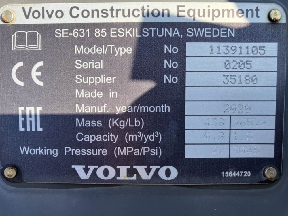 Volvo Klappschaufel mit Messer -P Aufnahme - Cupă: Foto 5 Volvo Klappschaufel mit Messer -P Aufnahme - Cupă: Foto 5