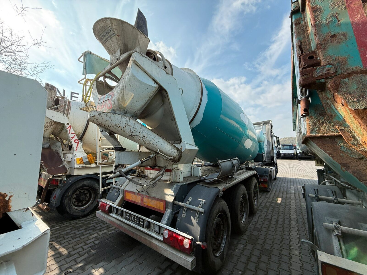 Betonmischer-Auflieger Euromix 12 m³ mit Motor - Autobetonieră: Foto 3 Betonmischer-Auflieger Euromix 12 m³ mit Motor - Autobetonieră: Foto 3