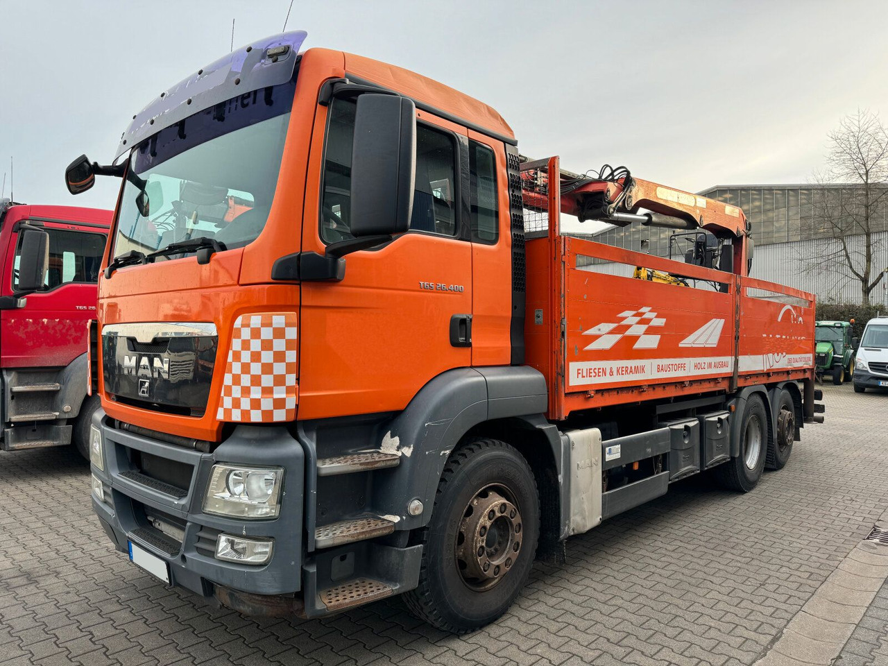 MAN TGS 26.400 6x2 Pritsche Kran Palfinger PK 18001L - Camion platformă, Camion cu macara: Foto 2 MAN TGS 26.400 6x2 Pritsche Kran Palfinger PK 18001L - Camion platformă, Camion cu macara: Foto 2
