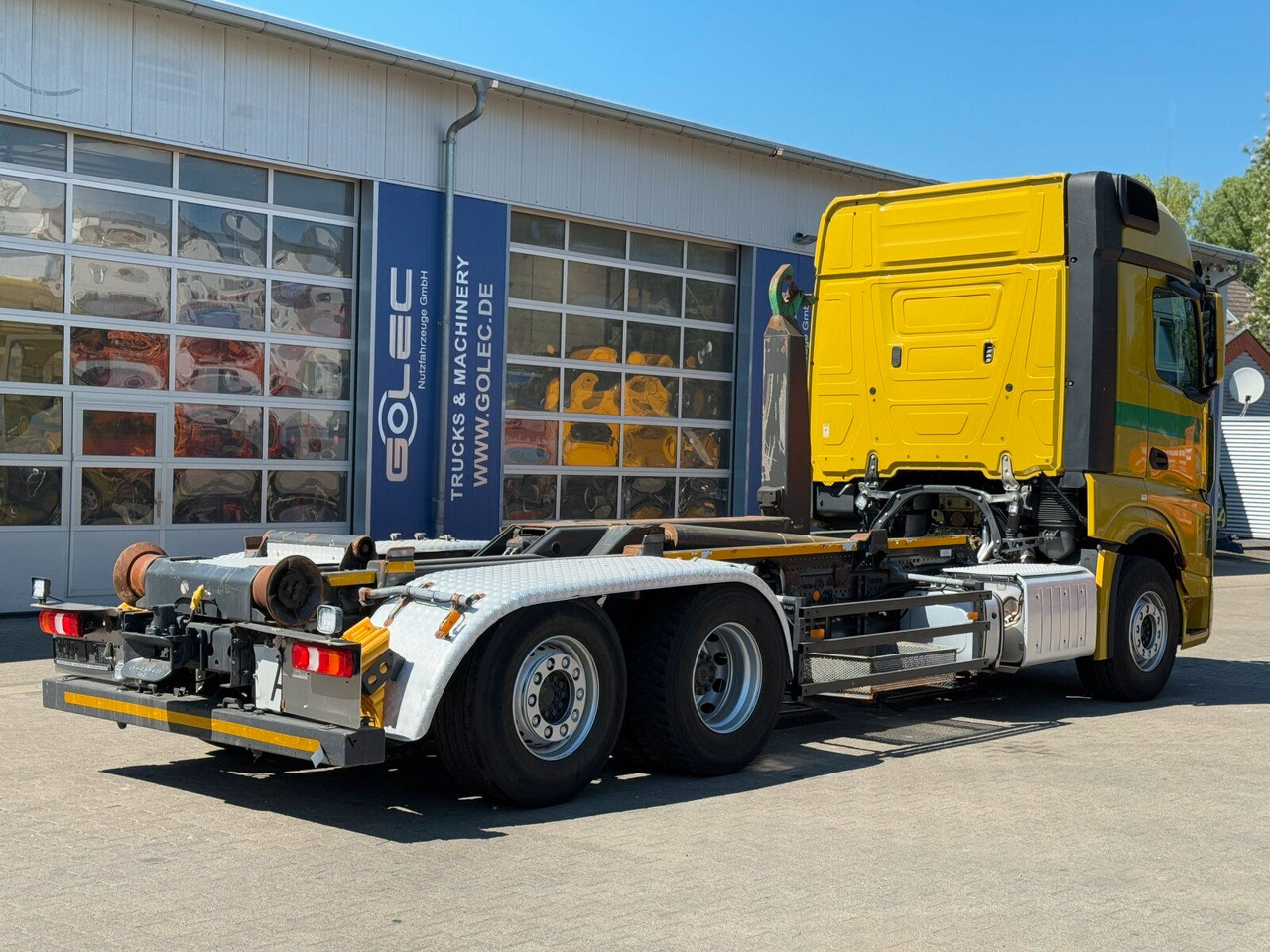 Mercedes-Benz ACTROS 2558 6x2 Abrollkipper *Lenkachse Retarder - Camion cu cârlig: Foto 3 Mercedes-Benz ACTROS 2558 6x2 Abrollkipper *Lenkachse Retarder - Camion cu cârlig: Foto 3