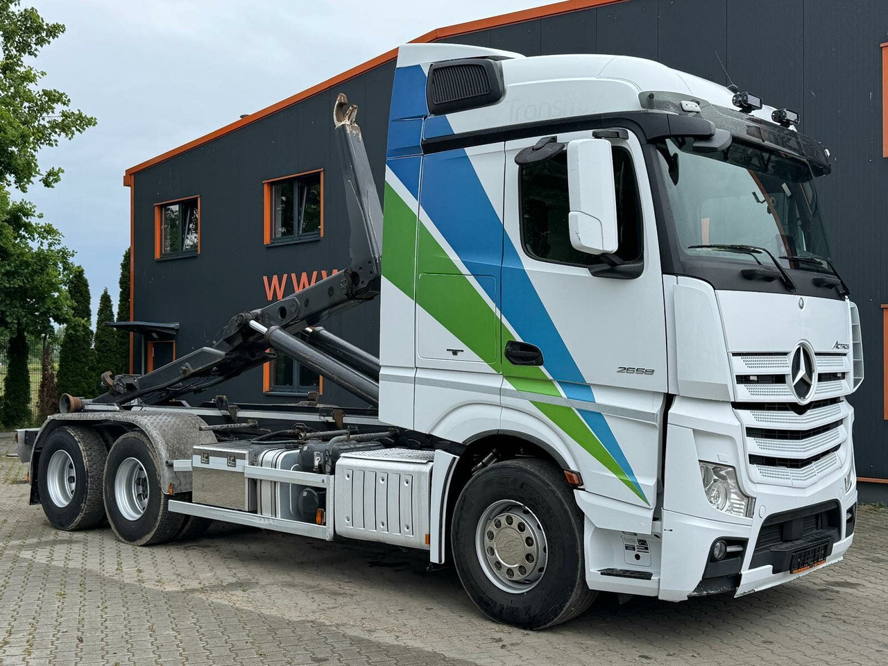 Camion cu cârlig Mercedes-Benz ACTROS 2658 6x2 Abrollkipper MEILLER RK 26.67K: Foto 19