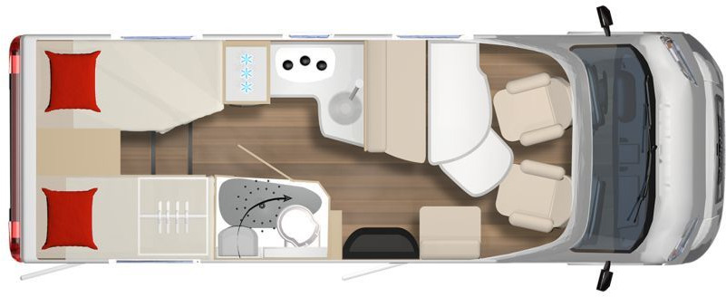 Bürstner B66 690 TD Funktionsdoppelboden - Autorulotă semi-integrată: Foto 2 Bürstner B66 690 TD Funktionsdoppelboden - Autorulotă semi-integrată: Foto 2