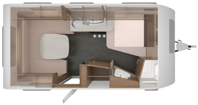 Knaus Sport 450 FU Design Paket - Rulotă: Foto 2 Knaus Sport 450 FU Design Paket - Rulotă: Foto 2