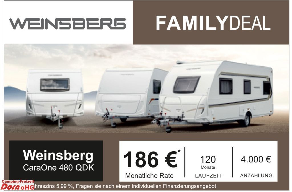 Weinsberg CaraOne 480 QDK 3 Pakete Weinsberg CaraOne 480 QDK 3 Pakete - Rulotă: Foto 1 Weinsberg CaraOne 480 QDK 3 Pakete Weinsberg CaraOne 480 QDK 3 Pakete - Rulotă: Foto 1