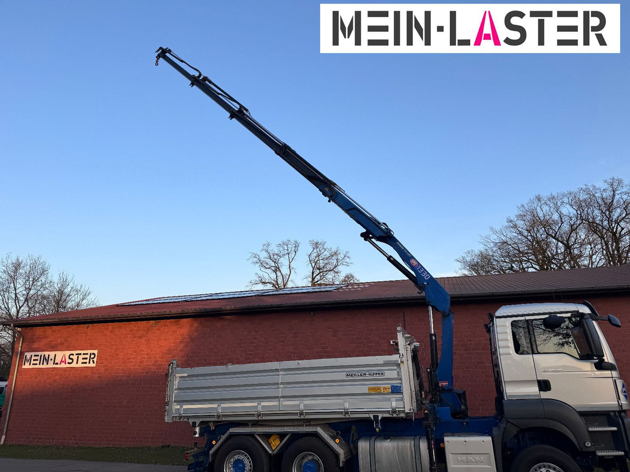 Camion basculantă, Camion cu macara MAN Aufbau Meiller Bordmatik + HMF 1330 K4 15m Funk: Foto 13 Camion basculantă, Camion cu macara MAN Aufbau Meiller Bordmatik + HMF 1330 K4 15m Funk: Foto 13