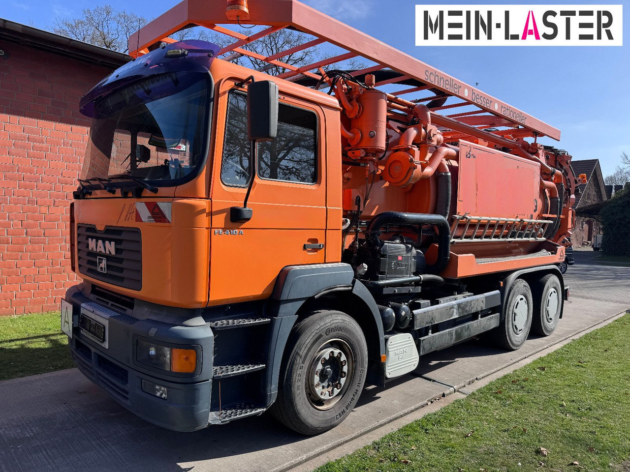 MAN FE 410 Assmann Saug HD Spüler Recycling +  FB. - Maşină pentru vidanjări: Foto 3 MAN FE 410 Assmann Saug HD Spüler Recycling +  FB. - Maşină pentru vidanjări: Foto 3