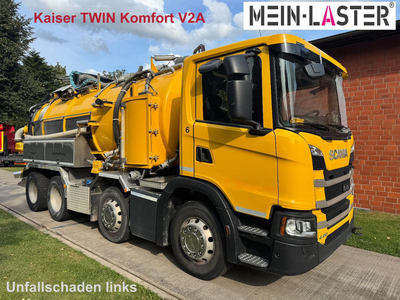 Scania G 450 8x4 Kaiser Twister Komfort V2A Funk - Maşină pentru vidanjări: Foto 1 Scania G 450 8x4 Kaiser Twister Komfort V2A Funk - Maşină pentru vidanjări: Foto 1