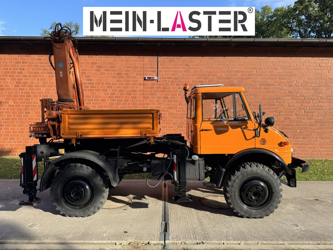 Unimog U 1100 Atlas AK 3006 nur 14.215 km-1. Hand - Camion cu macara, Camion platformă: Foto 3 Unimog U 1100 Atlas AK 3006 nur 14.215 km-1. Hand - Camion cu macara, Camion platformă: Foto 3