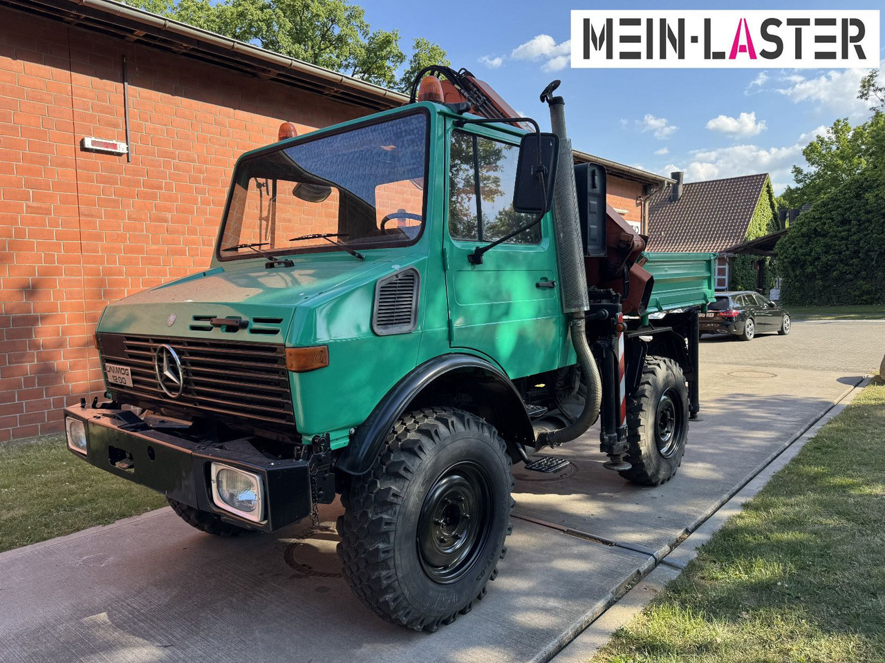 Unimog U 1200 Atlas 75.2 Kran 14 m Funk FB *1. Hand - Camion cu macara: Foto 3 Unimog U 1200 Atlas 75.2 Kran 14 m Funk FB *1. Hand - Camion cu macara: Foto 3