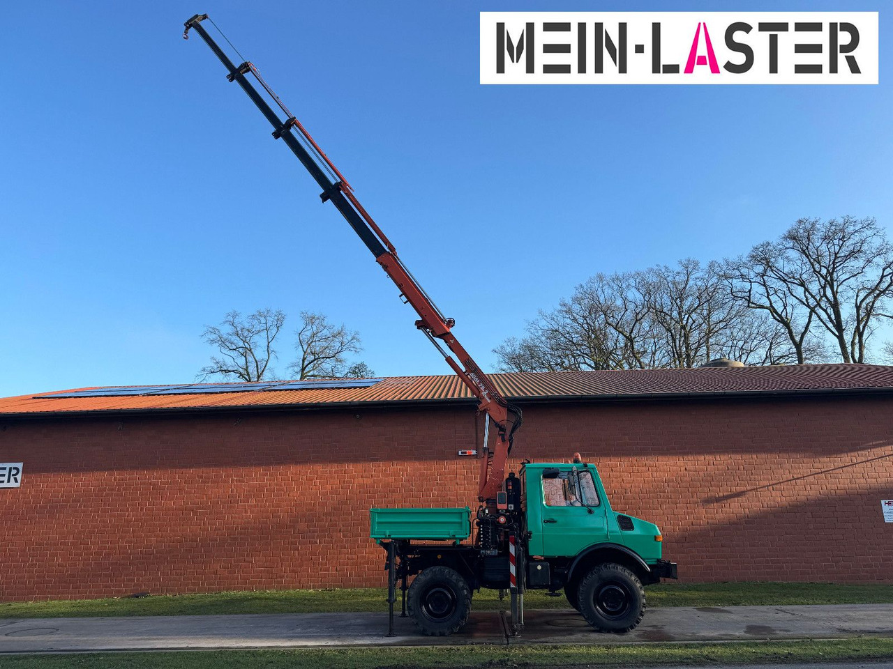 Unimog U 1200 Atlas 75.2 Kran 14 m Funk FB *1. Hand - Camion cu macara: Foto 2 Unimog U 1200 Atlas 75.2 Kran 14 m Funk FB *1. Hand - Camion cu macara: Foto 2