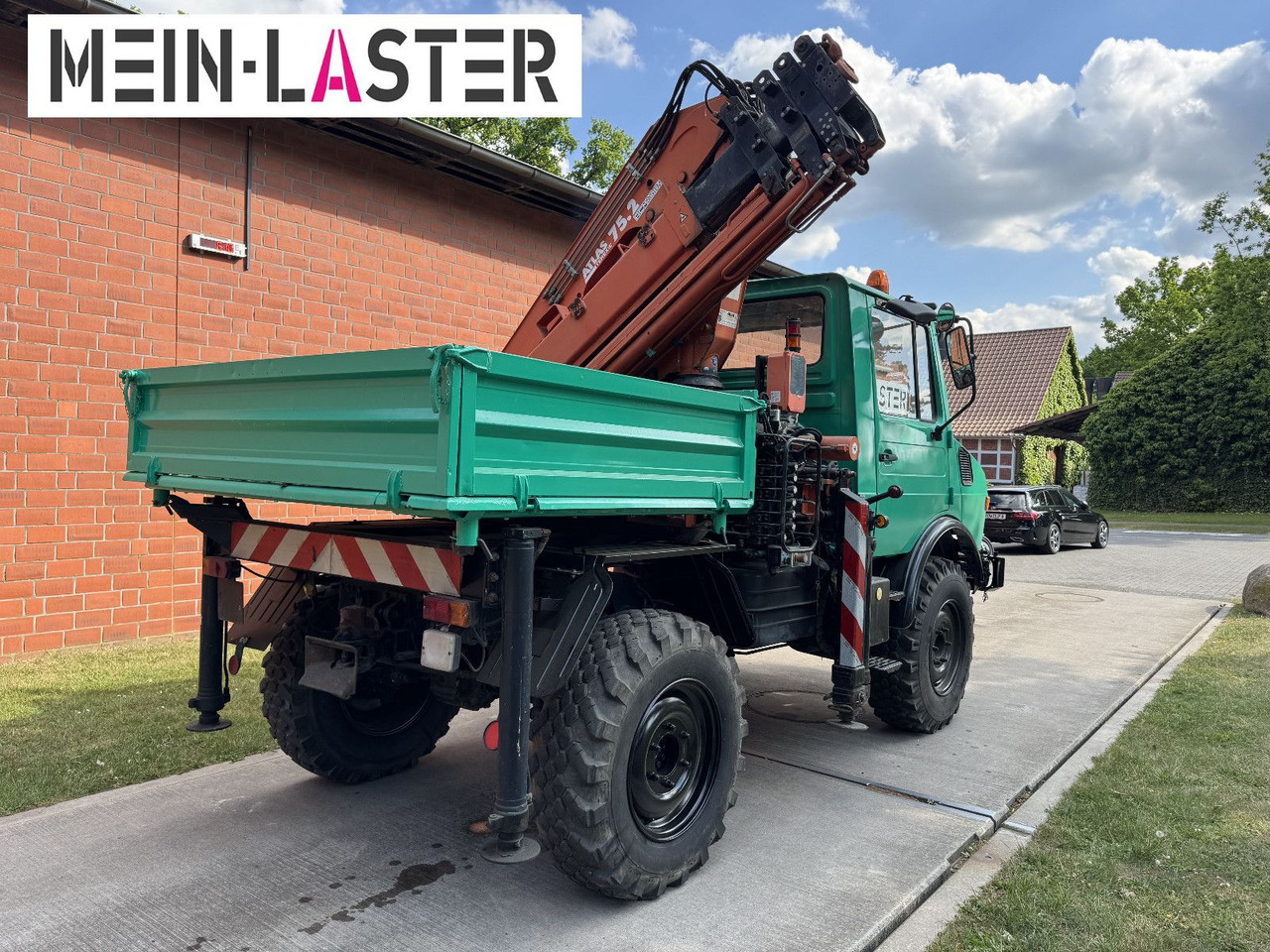 Unimog U 1200 Atlas 75.2 Kran 14 m Funk FB *1. Hand - Camion cu macara: Foto 4 Unimog U 1200 Atlas 75.2 Kran 14 m Funk FB *1. Hand - Camion cu macara: Foto 4