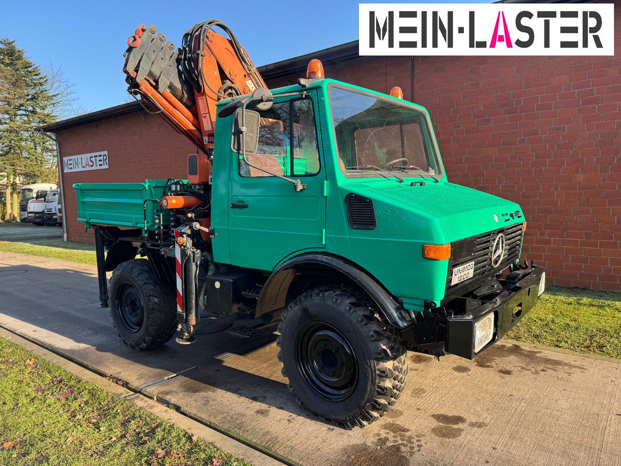Unimog U 1200 Atlas 75.2 Kran 14 m Funk FB *1. Hand - Camion cu macara: Foto 4 Unimog U 1200 Atlas 75.2 Kran 14 m Funk FB *1. Hand - Camion cu macara: Foto 4