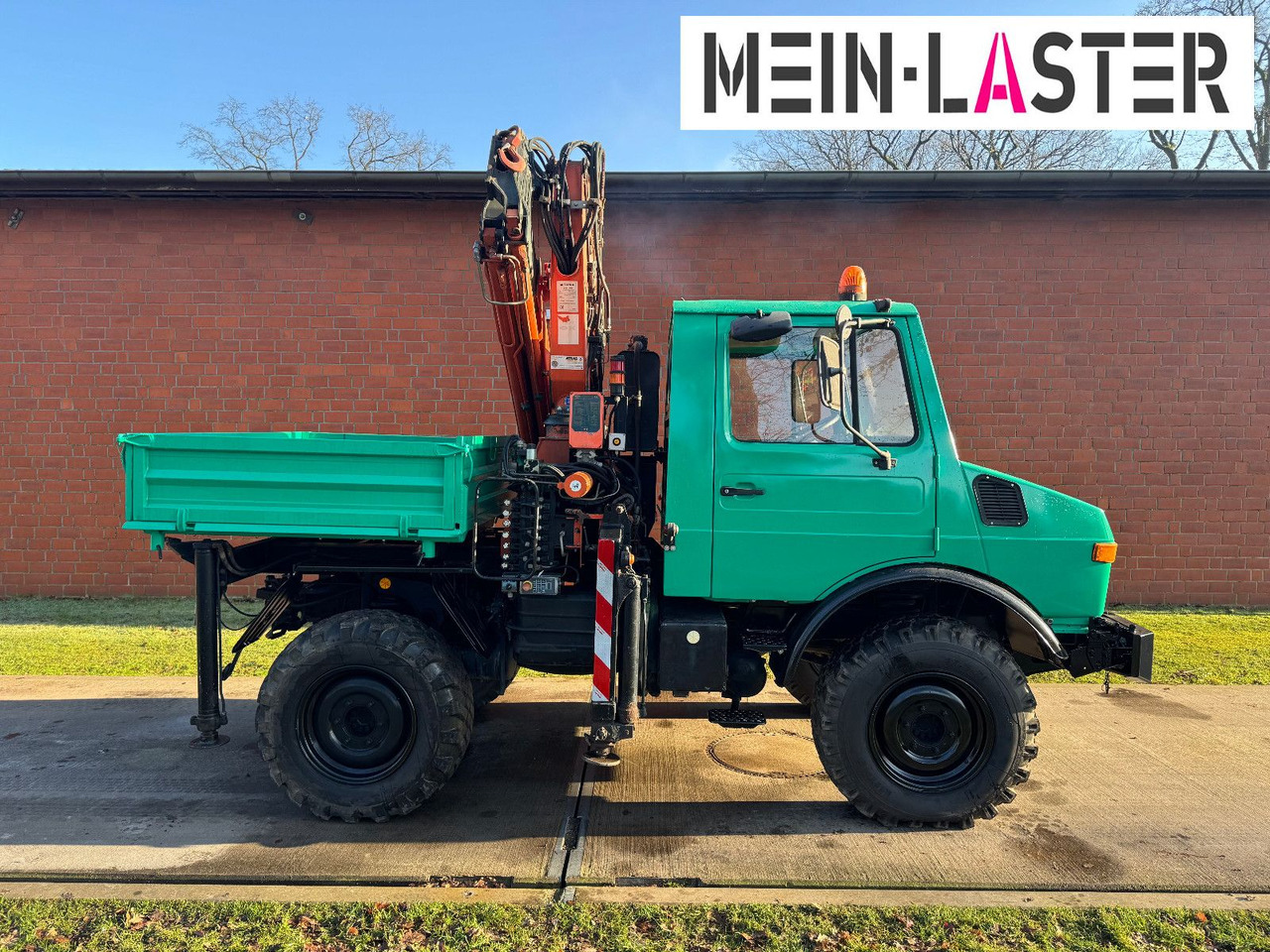 Unimog U 1200 Atlas 75.2 Kran 14 m Funk FB *1. Hand - Camion cu macara: Foto 5 Unimog U 1200 Atlas 75.2 Kran 14 m Funk FB *1. Hand - Camion cu macara: Foto 5