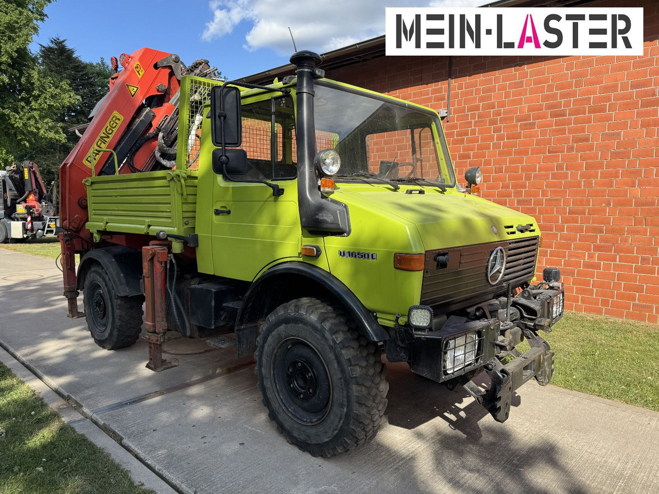 Unimog U 1650 PK 10500 Kran 15 m max. 3,9 t Seilwinde - Camion cu macara: Foto 3 Unimog U 1650 PK 10500 Kran 15 m max. 3,9 t Seilwinde - Camion cu macara: Foto 3