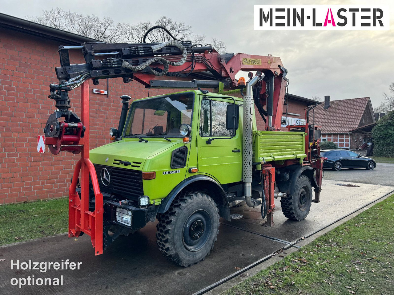 Unimog U 1650 PK 10500 Kran 15 m max. 3,9 t Seilwinde - Camion cu macara: Foto 3 Unimog U 1650 PK 10500 Kran 15 m max. 3,9 t Seilwinde - Camion cu macara: Foto 3