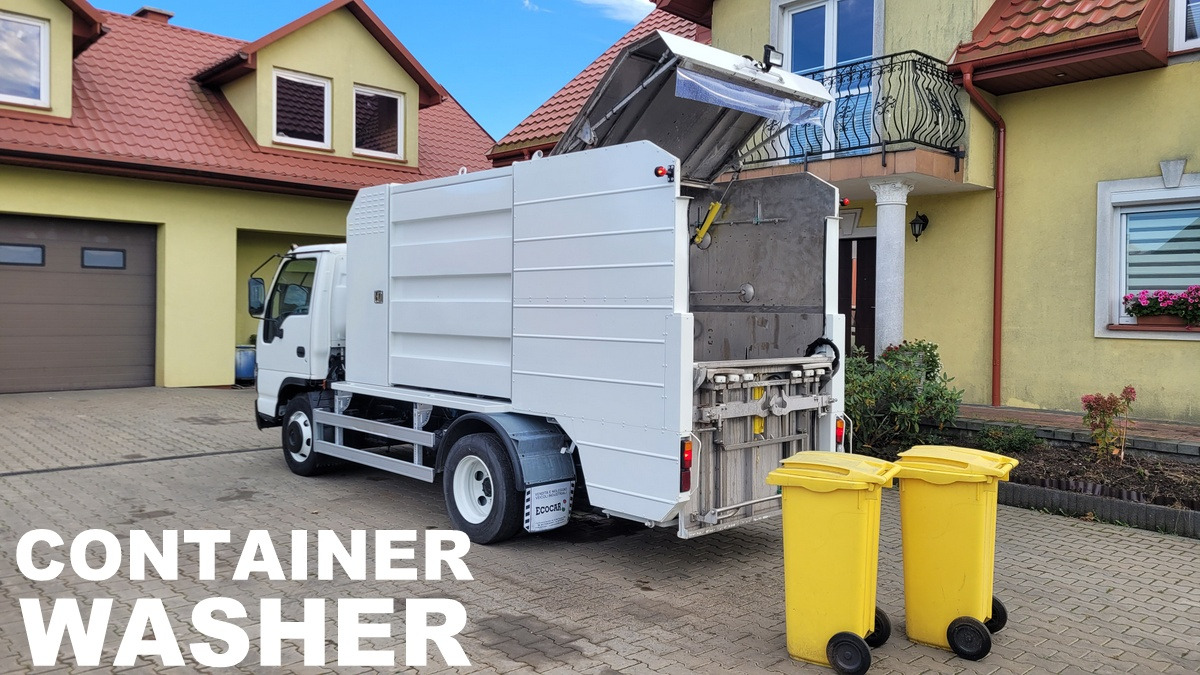 Isuzu NQR75 Container washer laveuse lavacassonetti myjka - Autogunoiere: Foto 1 Isuzu NQR75 Container washer laveuse lavacassonetti myjka - Autogunoiere: Foto 1