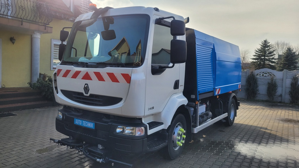 Renault Midlum 240dxi WATER STREET ROAD CLEANER Myjka TANK TRUCK - Măturătoare stradală: Foto 3 Renault Midlum 240dxi WATER STREET ROAD CLEANER Myjka TANK TRUCK - Măturătoare stradală: Foto 3