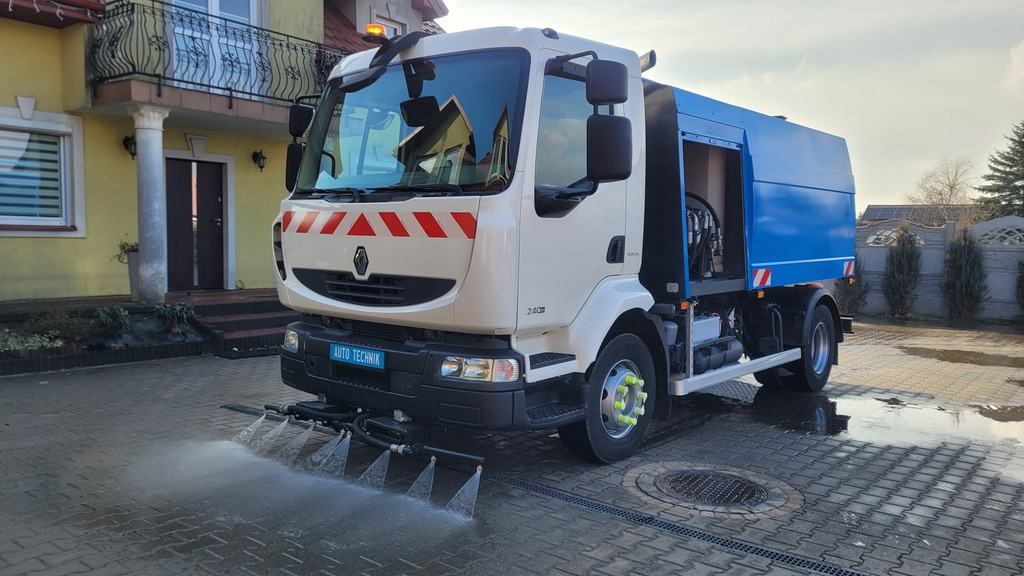 Renault Midlum 240dxi WATER STREET ROAD CLEANER Myjka TANK TRUCK - Măturătoare stradală: Foto 2 Renault Midlum 240dxi WATER STREET ROAD CLEANER Myjka TANK TRUCK - Măturătoare stradală: Foto 2