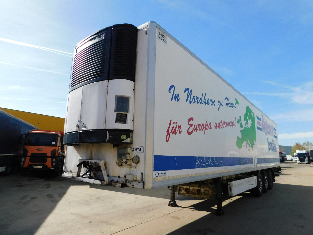 Krone Sdr27 - Semiremorcă frigider: Foto 1 Krone Sdr27 - Semiremorcă frigider: Foto 1