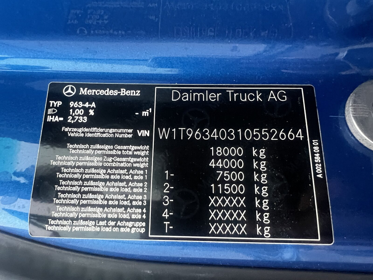 Mercedes-Benz Actros 1843 LS 4x4 HAD Actros 1843 LS 4x4 HAD, HydroDrive, MirrorCam, MultimediaCockpit - Cap tractor: Foto 4 Mercedes-Benz Actros 1843 LS 4x4 HAD Actros 1843 LS 4x4 HAD, HydroDrive, MirrorCam, MultimediaCockpit - Cap tractor: Foto 4