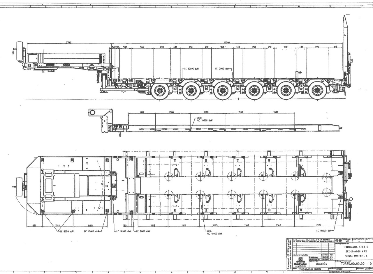 Goldhofer STZ L 6-67/80 A STZ-L 6-67/80 A, 6 Achsen, 86.000kg Ges.-Gew. - Semiremorcă transport agabaritic: Foto 4 Goldhofer STZ L 6-67/80 A STZ-L 6-67/80 A, 6 Achsen, 86.000kg Ges.-Gew. - Semiremorcă transport agabaritic: Foto 4