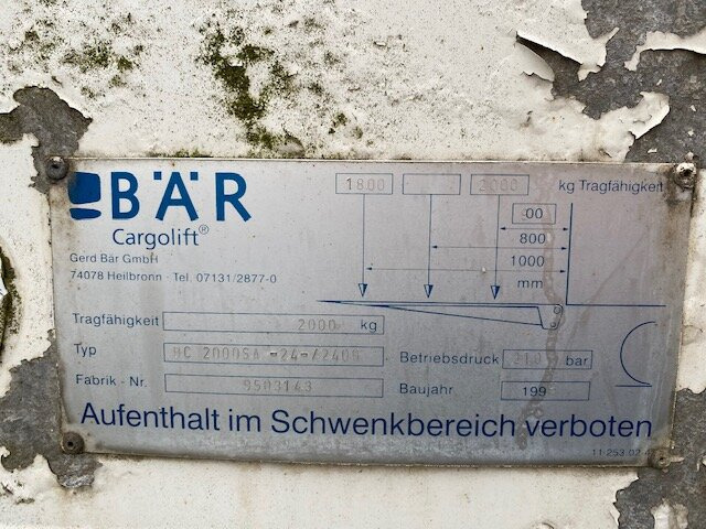 KA 18 ROHR 2-A-Kühlanhänger, LBW - Remorcă frigider: Foto 5 KA 18 ROHR 2-A-Kühlanhänger, LBW - Remorcă frigider: Foto 5