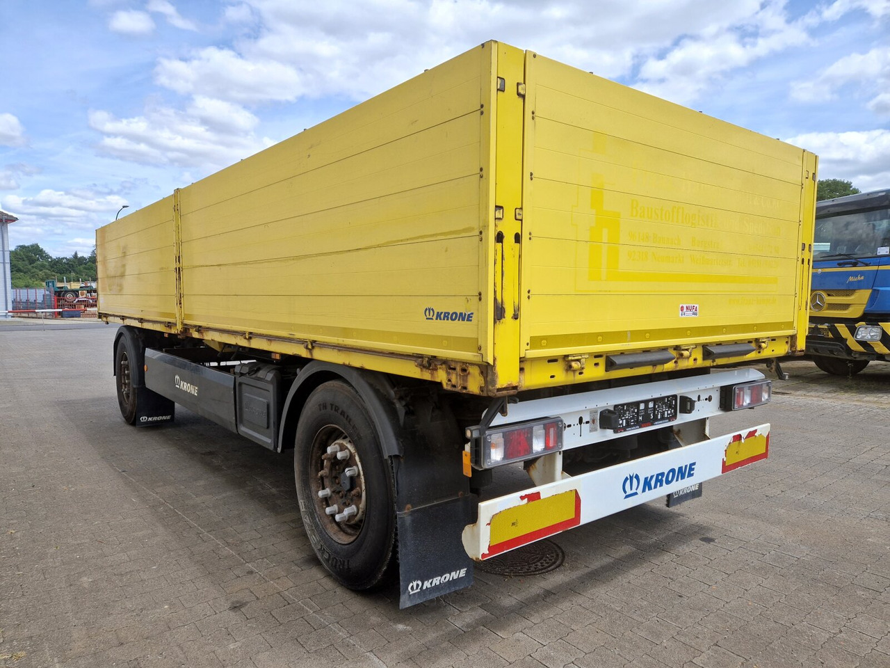 Krone AZP 18 AZP 18 Baustoffanhänger, 5x VORHANDEN! - Remorcă platformă: Foto 2 Krone AZP 18 AZP 18 Baustoffanhänger, 5x VORHANDEN! - Remorcă platformă: Foto 2