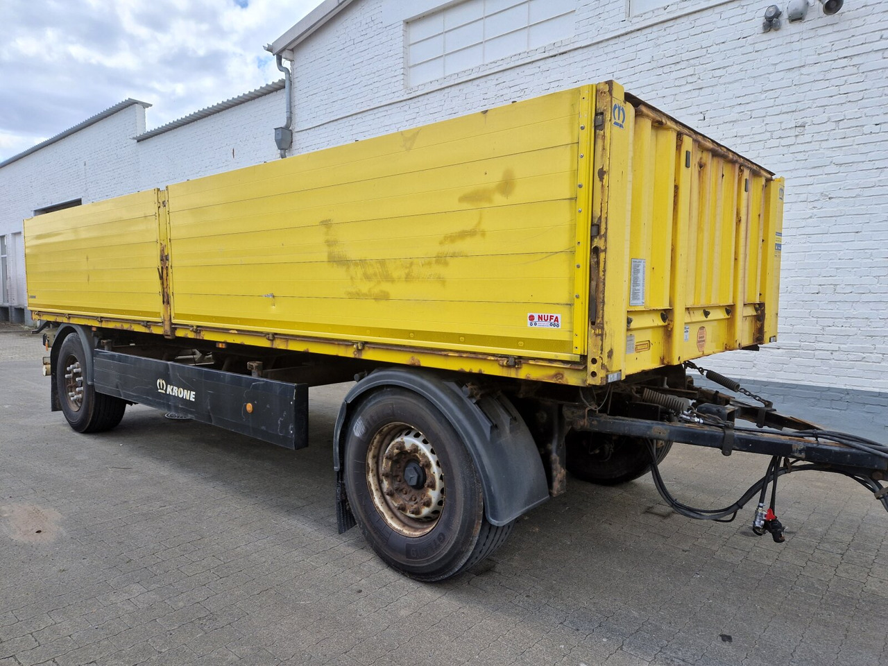 Krone AZP 18 AZP 18 Baustoffanhänger, 5x VORHANDEN! - Remorcă platformă: Foto 1 Krone AZP 18 AZP 18 Baustoffanhänger, 5x VORHANDEN! - Remorcă platformă: Foto 1