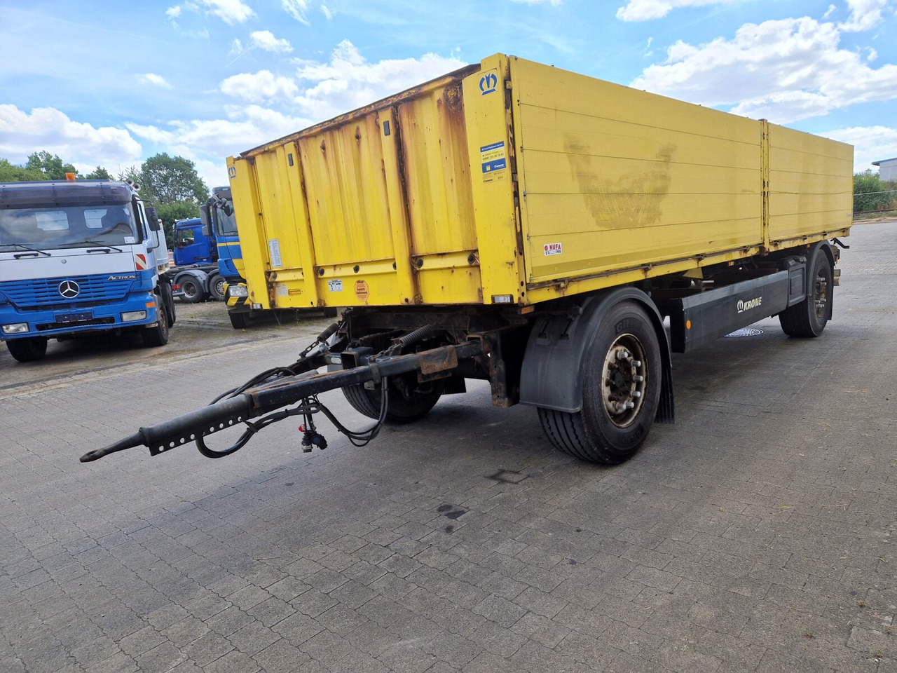 Krone AZP 18 AZP 18 Baustoffanhänger, 5x VORHANDEN! - Remorcă platformă: Foto 4 Krone AZP 18 AZP 18 Baustoffanhänger, 5x VORHANDEN! - Remorcă platformă: Foto 4