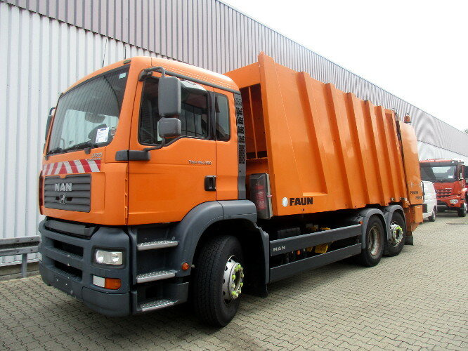 MAN TGA 26.350 6x2-2BL TGA 26.350/400 6x2-2BL FAUN POWER PRESS 524, OHNE MOTOR! - Autogunoiere: Foto 1 MAN TGA 26.350 6x2-2BL TGA 26.350/400 6x2-2BL FAUN POWER PRESS 524, OHNE MOTOR! - Autogunoiere: Foto 1