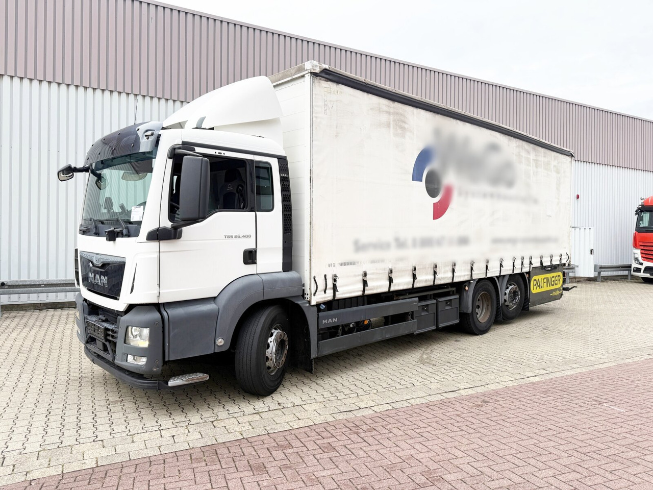 Camion platformă, Camion cu macara MAN TGS 26.400 6x2-4 LL TGS 26.400 6x2-4 LL, Lenk-/Liftachse: Foto 8