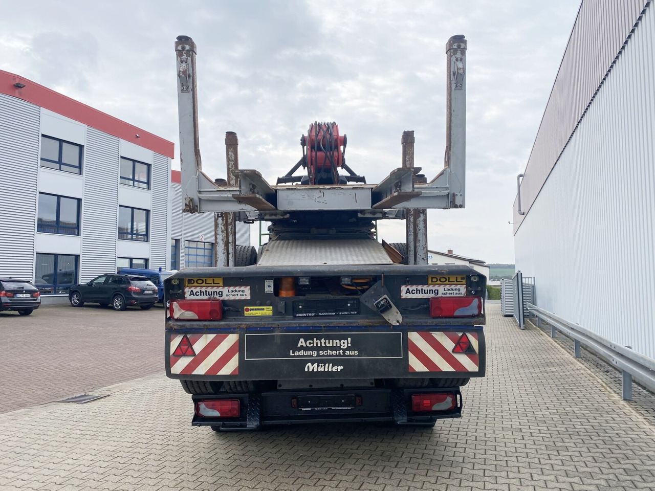 Camion forestier, Camion cu macara MAN TGS 26.480 6x4 BB TGS 26.480 6x4 BB, Intarder, Kran Epsilon S270L88, Langholz: Foto 11