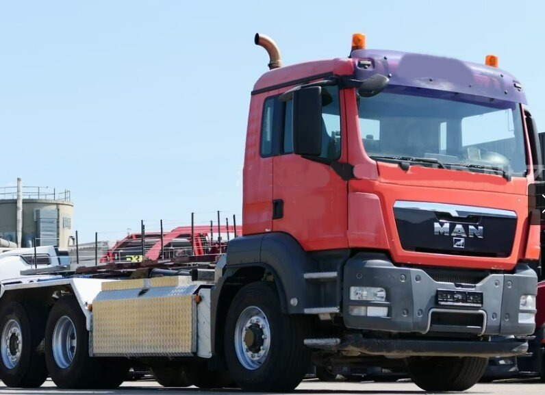 MAN TGS 26.480 6x4H-4 BL TGS 26.480 6x4H-4 BL, Multilift Abroller HydroDrive, Lenk-/Liftachse, Wechselfahrzeug - Camion cu cârlig: Foto 1 MAN TGS 26.480 6x4H-4 BL TGS 26.480 6x4H-4 BL, Multilift Abroller HydroDrive, Lenk-/Liftachse, Wechselfahrzeug - Camion cu cârlig: Foto 1