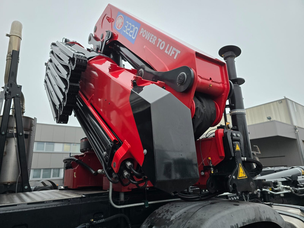 MAN TGS 35.480 8X4 BL TGS 35.480 8X4 BL, Intarder, Kran HMF 3220-K6, 4-fach Abstützung, Funk - Camion cu cârlig, Camion cu macara: Foto 5 MAN TGS 35.480 8X4 BL TGS 35.480 8X4 BL, Intarder, Kran HMF 3220-K6, 4-fach Abstützung, Funk - Camion cu cârlig, Camion cu macara: Foto 5