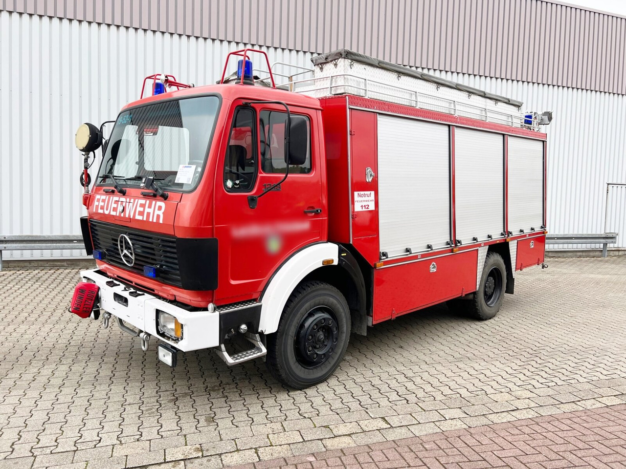 Mercedes-Benz 1219 AF 4x4 1219 AF 4x4, Rüstwagen, Seilwinde, Stromaggregat - Autospeciala de stins incendii: Foto 1 Mercedes-Benz 1219 AF 4x4 1219 AF 4x4, Rüstwagen, Seilwinde, Stromaggregat - Autospeciala de stins incendii: Foto 1