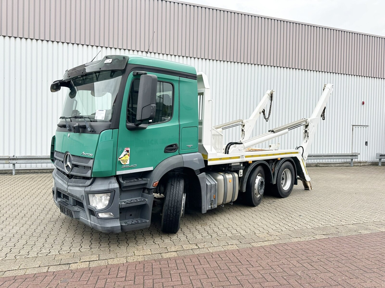 Mercedes-Benz Antos 2540 L 6x2 Antos 2540 L 6x2, Vorlauflenk-/Liftachse, Teleabsetzer - Camion container de gunoi: Foto 1 Mercedes-Benz Antos 2540 L 6x2 Antos 2540 L 6x2, Vorlauflenk-/Liftachse, Teleabsetzer - Camion container de gunoi: Foto 1