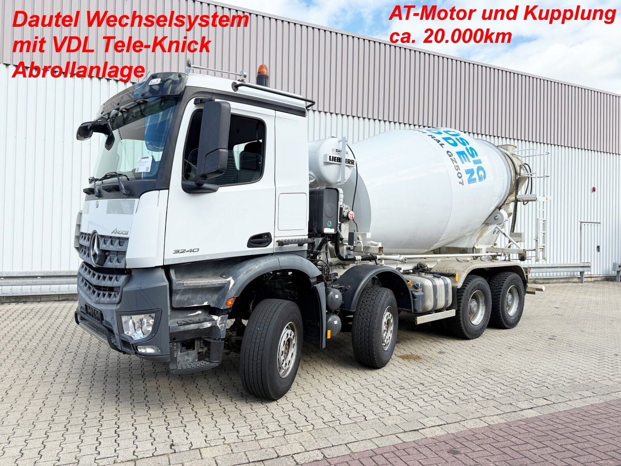 Mercedes-Benz Arocs 3240 8x4 Arocs 3240 8x4, 9 cbm Liebherr HTM 904 F - Autobetonieră: Foto 1 Mercedes-Benz Arocs 3240 8x4 Arocs 3240 8x4, 9 cbm Liebherr HTM 904 F - Autobetonieră: Foto 1