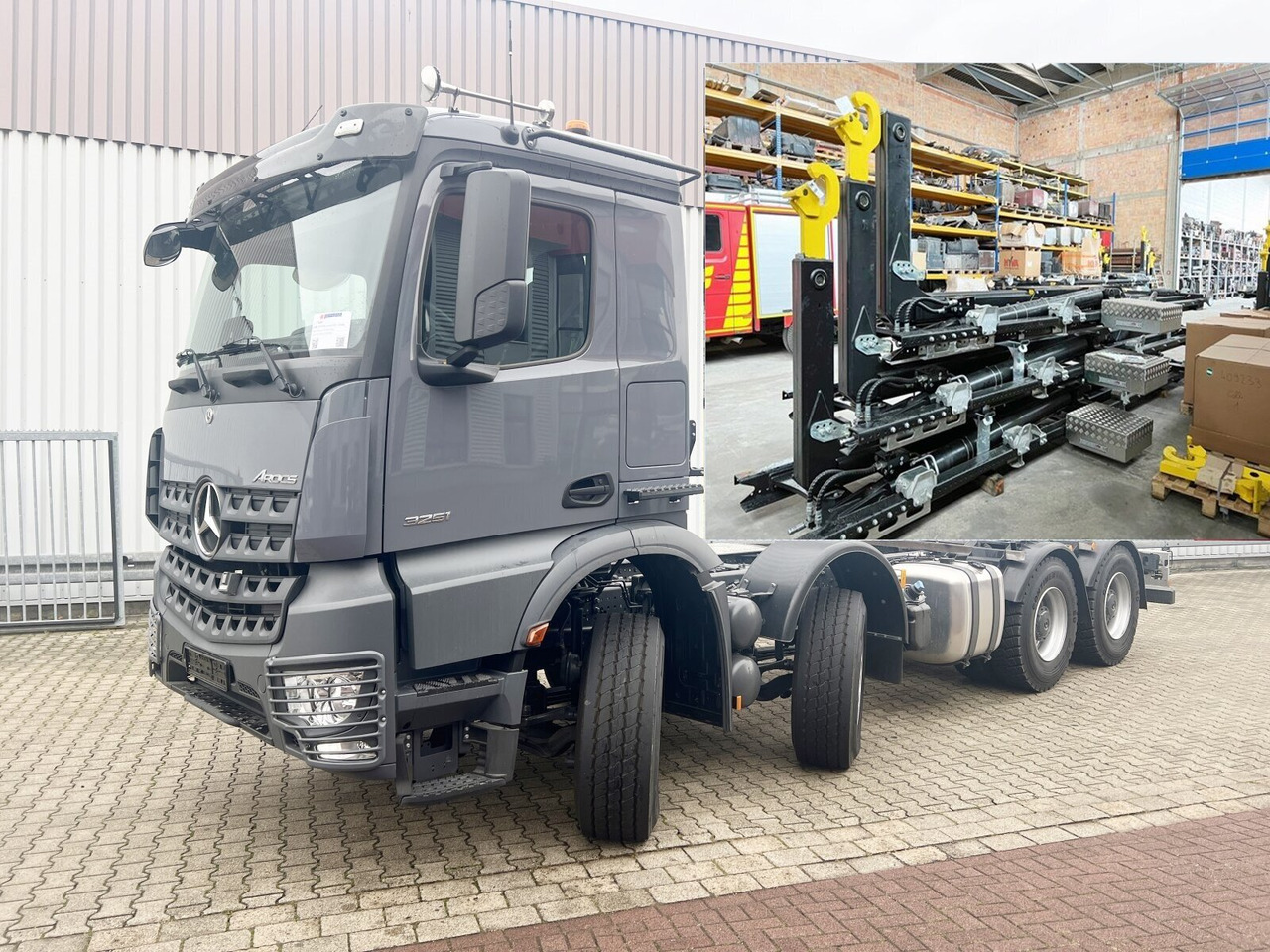Mercedes-Benz Arocs 3251 L 8x4/4 Arocs 3251 L 8x4/4, Motorabtrieb - Camion cu cârlig: Foto 1 Mercedes-Benz Arocs 3251 L 8x4/4 Arocs 3251 L 8x4/4, Motorabtrieb - Camion cu cârlig: Foto 1