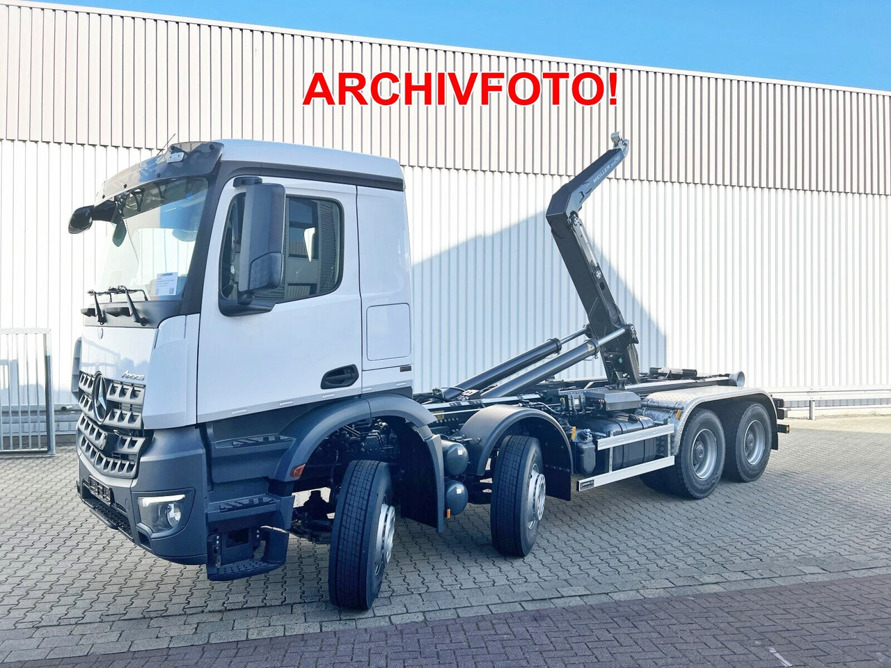Mercedes-Benz Arocs 4148 K 8x4/4 Arocs 4148 K 8x4/4/45, Turbo-Retarder-Kupplung, Grounder - Camion cu cârlig: Foto 1 Mercedes-Benz Arocs 4148 K 8x4/4 Arocs 4148 K 8x4/4/45, Turbo-Retarder-Kupplung, Grounder - Camion cu cârlig: Foto 1