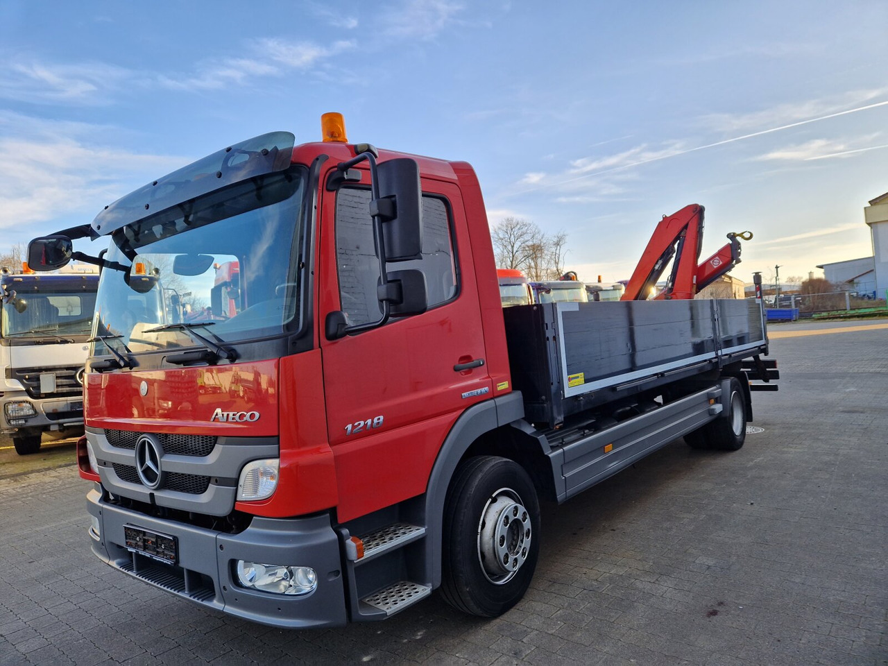 Camion cu macara Mercedes-Benz Atego 1218 L 4x2 1218 L 4x2, Fassi Kran F 95A21 5.9m-1.545 kg,: Foto 12