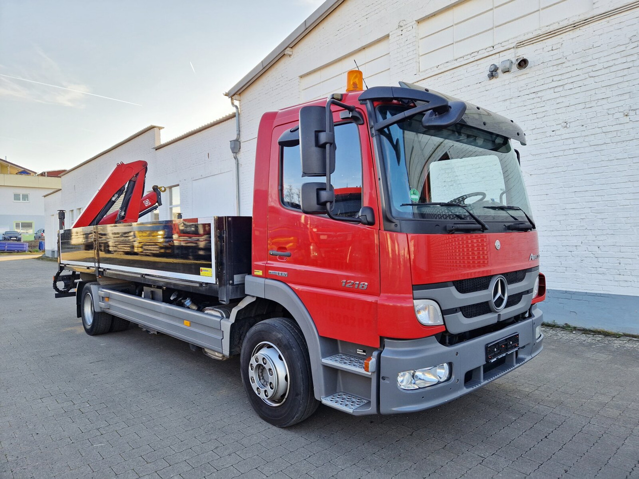 Camion cu macara Mercedes-Benz Atego 1218 L 4x2 1218 L 4x2, Fassi Kran F 95A21 5.9m-1.545 kg,: Foto 11