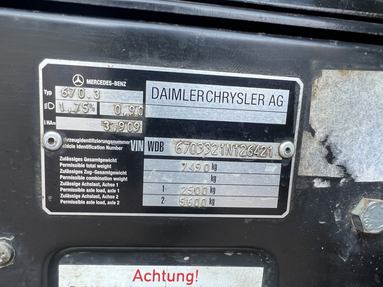 Mercedes-Benz Vario 816 D 4x2 Doka Vario 816 D 4x2 Doka, 2x AHK, Meiller Kipper - Camion basculantă: Foto 5 Mercedes-Benz Vario 816 D 4x2 Doka Vario 816 D 4x2 Doka, 2x AHK, Meiller Kipper - Camion basculantă: Foto 5