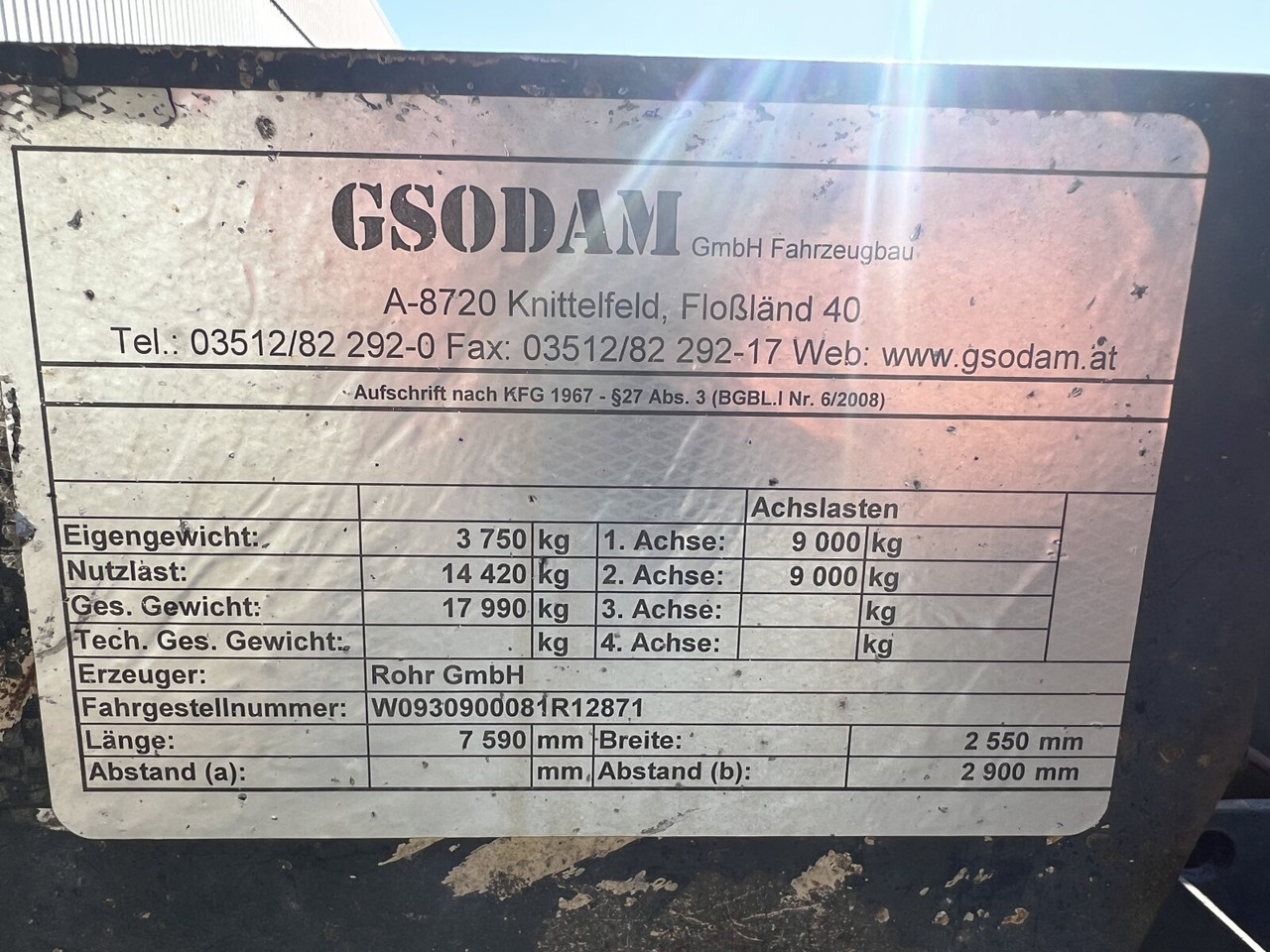 RZA 18 RZA 18 Abrollanhänger - Remorcă abroll/ Skiploader: Foto 2 RZA 18 RZA 18 Abrollanhänger - Remorcă abroll/ Skiploader: Foto 2