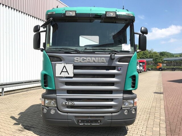 Camion container de gunoi Scania R420 6x2/4 R420 6x2/4 Vorlauflenk-/Liftachse: Foto 9 Camion container de gunoi Scania R420 6x2/4 R420 6x2/4 Vorlauflenk-/Liftachse: Foto 9