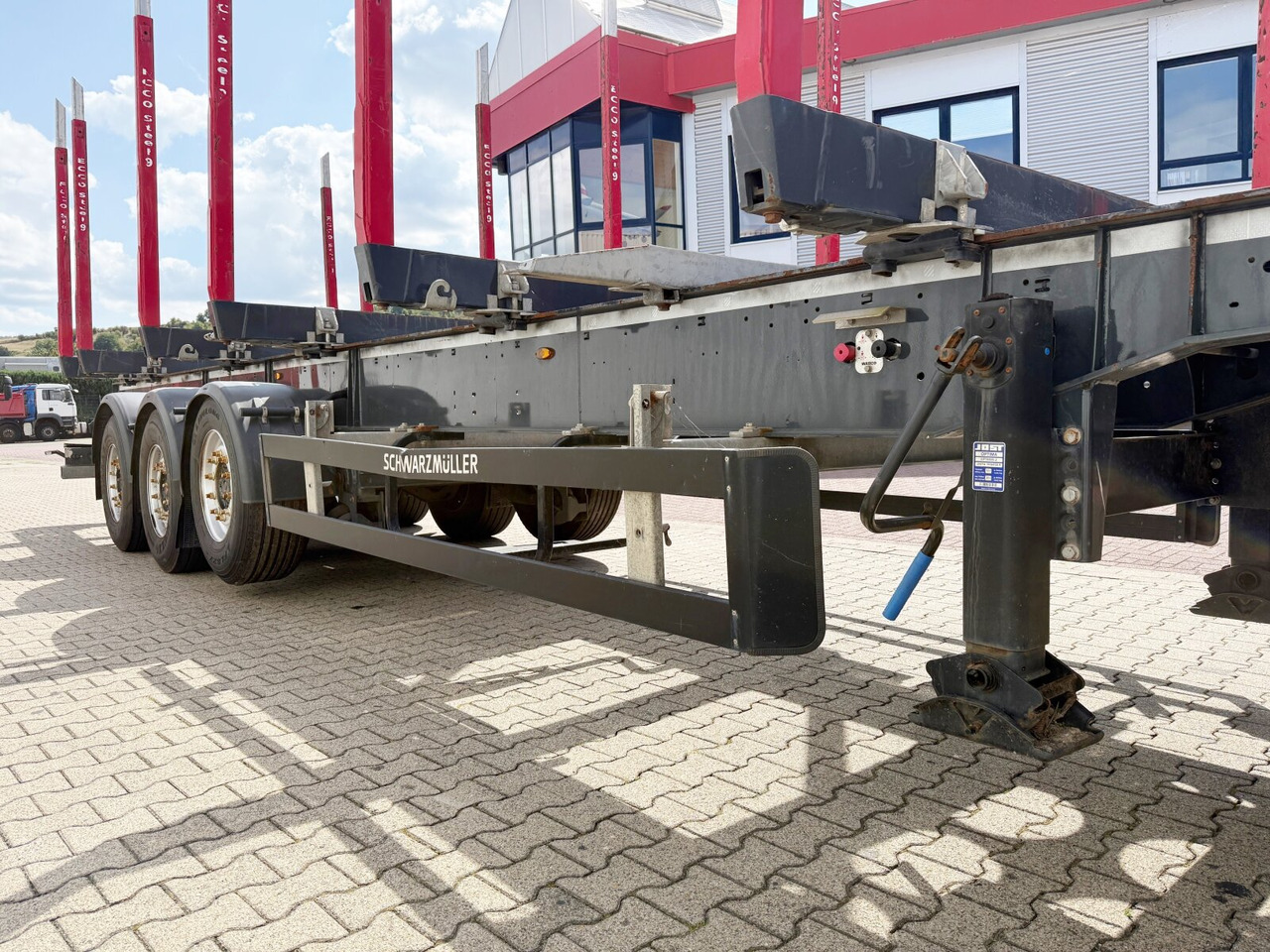 Semiremorcă transport busteni Schwarzmüller 3-Achs Holzauflieger 3-Achs Holzauflieger, Liftachse, MEHRFACH VORHANDEN!: Foto 9 Semiremorcă transport busteni Schwarzmüller 3-Achs Holzauflieger 3-Achs Holzauflieger, Liftachse, MEHRFACH VORHANDEN!: Foto 9