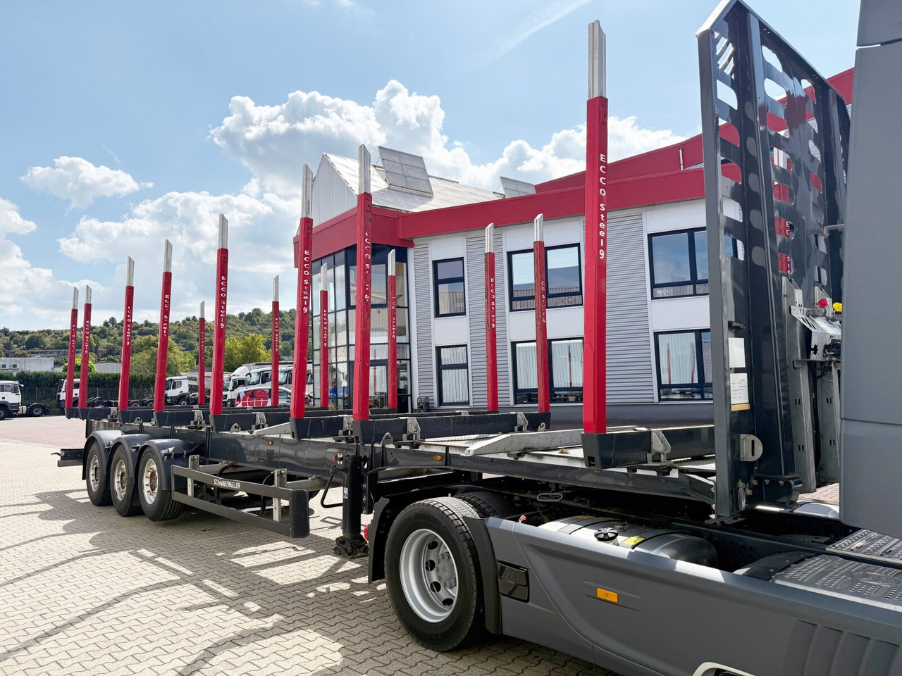 Semiremorcă transport busteni Schwarzmüller 3-Achs Holzauflieger 3-Achs Holzauflieger, Liftachse, MEHRFACH VORHANDEN!: Foto 8 Semiremorcă transport busteni Schwarzmüller 3-Achs Holzauflieger 3-Achs Holzauflieger, Liftachse, MEHRFACH VORHANDEN!: Foto 8