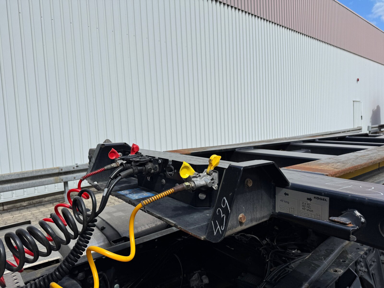 Kögel Port 45 Simplex Container-Chassis Port 45 Simplex, Container-Chassis, 20/2x20/30/40/45 Fuß, ausziehbar - Semiremorcă: Foto 5 Kögel Port 45 Simplex Container-Chassis Port 45 Simplex, Container-Chassis, 20/2x20/30/40/45 Fuß, ausziehbar - Semiremorcă: Foto 5